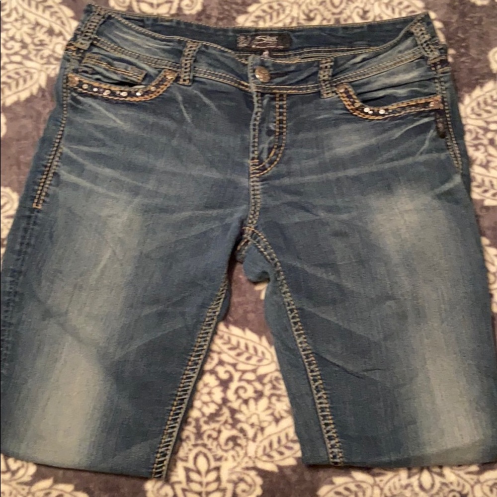 Silver Suki Mid Slim Jeans